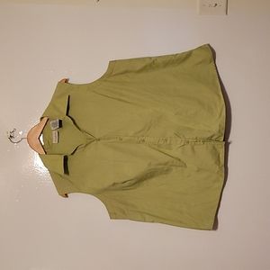 White Stag Sleeveless Button Down Shirt